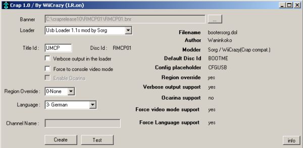Crap, easy to use channel creation tool for usb loaders
